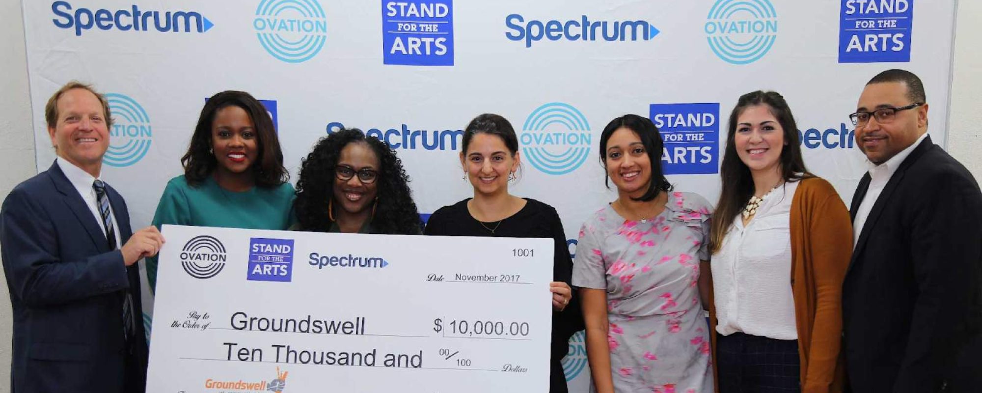 OVATION PARTNERS WITH SPECTRUM FOR  2018 STAND FOR THE ARTS AWARDS INITIATIVE